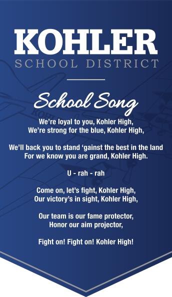 Kohler School Song Lyrics